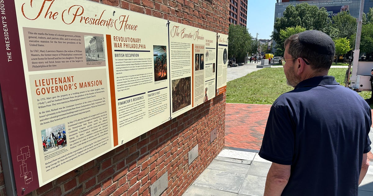 Trump administration's reworked slavery exhibits installed at President's House Site in Philadelphia