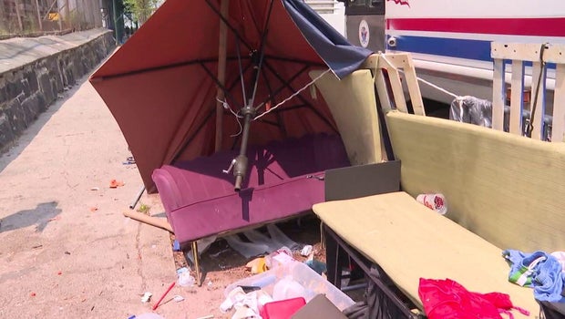 West Side homeless encampment outreach underway, NYC Department of Homeless Services says