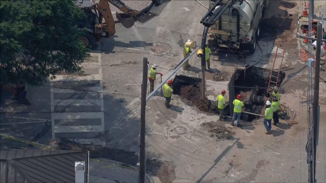 Norristown water main break 