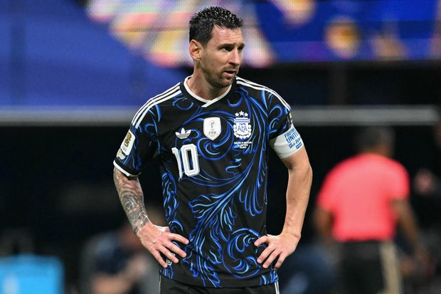 Argentina's forward #10 Lionel Messi