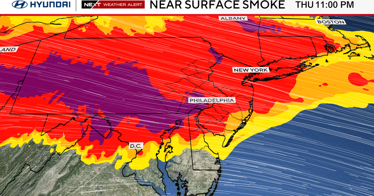 Canadian wildfire smoke hits Philadelphia region Thursday, prompting air quality alert
