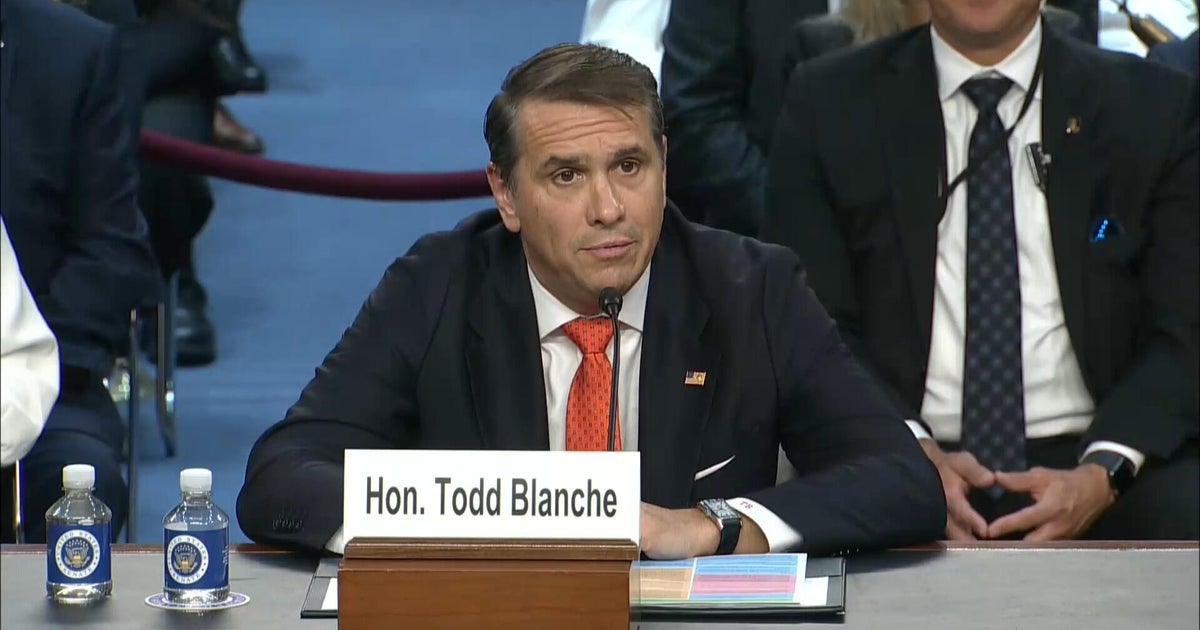Blanche faces sharp questioning over Epstein files, relationship with Trump at hearing