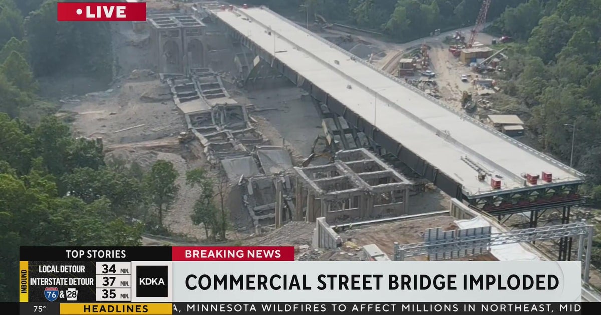Commercial Street Bridge officially imploded