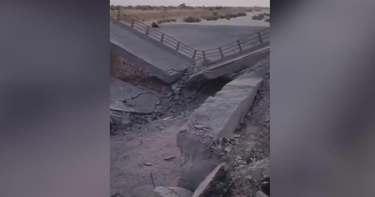 Video shows damage from new U.S. airstrikes on Iran