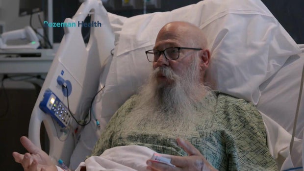 Carl Isom-McDaniel speaks about being attacked by a bison from his hospital bed.