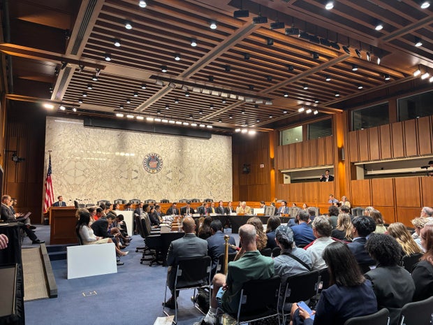 Democratic lawmakers slam Trump "vanity projects" in shadow hearing