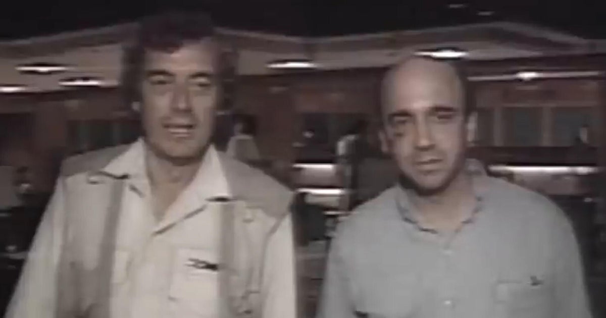 CBS News crew captured during Tiananmen Square massacre (1989)