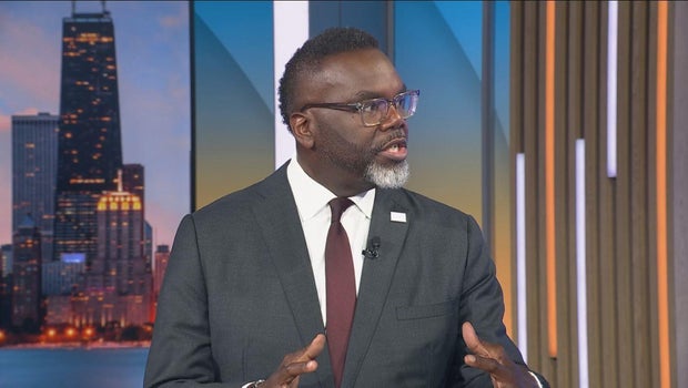 Mayor Brandon Johnson touts improved economy, drop in crime in Chicago, but won't say whether he's running again