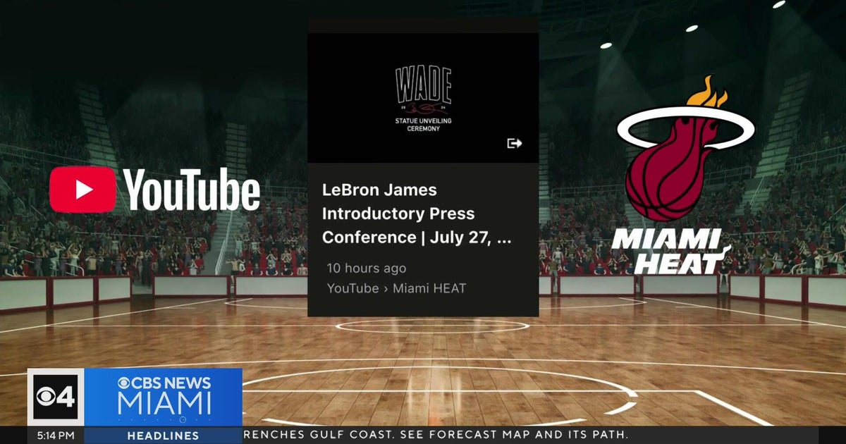 Miami Heat posts and deletes LeBron James introductory press conference link to YouTube