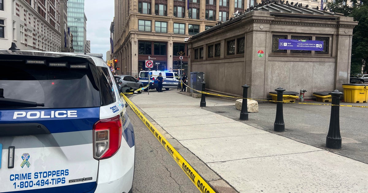 Boston Police homicide investigation at Boylston and Tremont streets affecting MBTA Green Line service