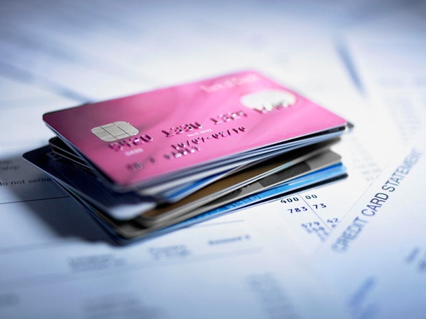 Close up   of stack of recognition  cards 
