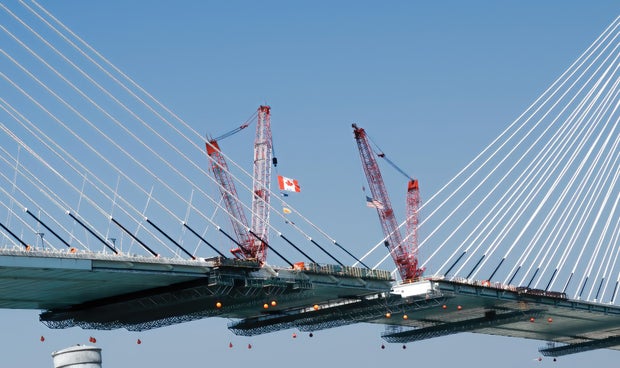 Gordie Howe International Bridge - Under Construction