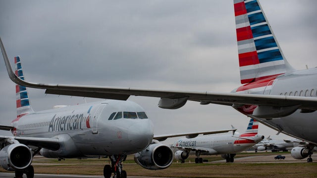 American Airlines Stores Planes At Pittsburgh Airport During COVID-19 Pandemic 