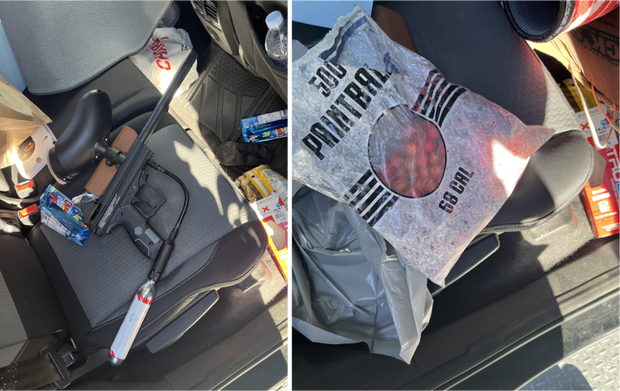 San Jose paintball shooting assault evidence