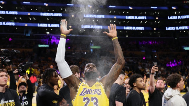 Lakers hosting the Rockets in game one of the NBA first round playoffs at Crypto.com 