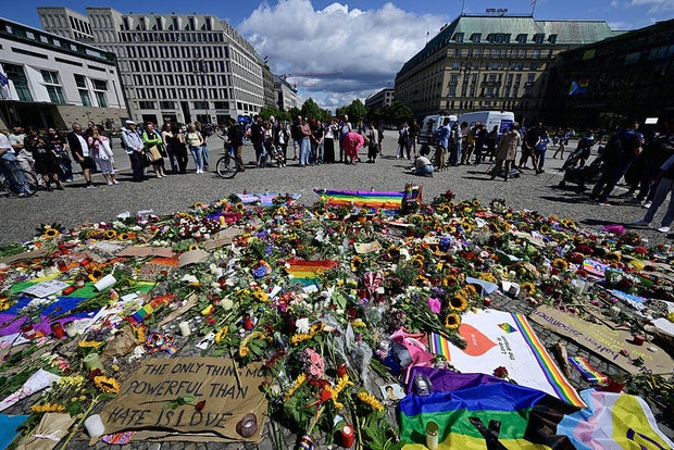 GERMANY-LGBTQ+-PARADE-CSD-TRIBUTE 