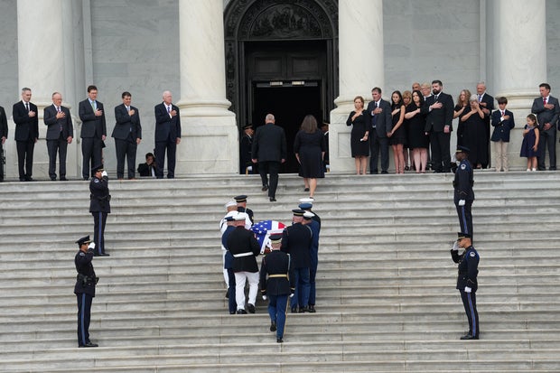 Tribute and memorial service for late U.S. Senator Lindsey Graham in Washington 