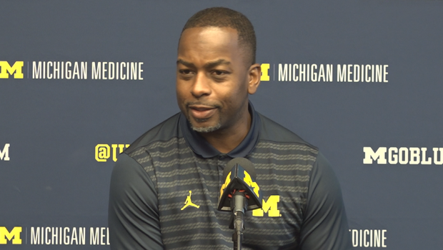 Michigan men's basketball coach Mike Boynton Jr. talks keeping team together after losing Dusty May
