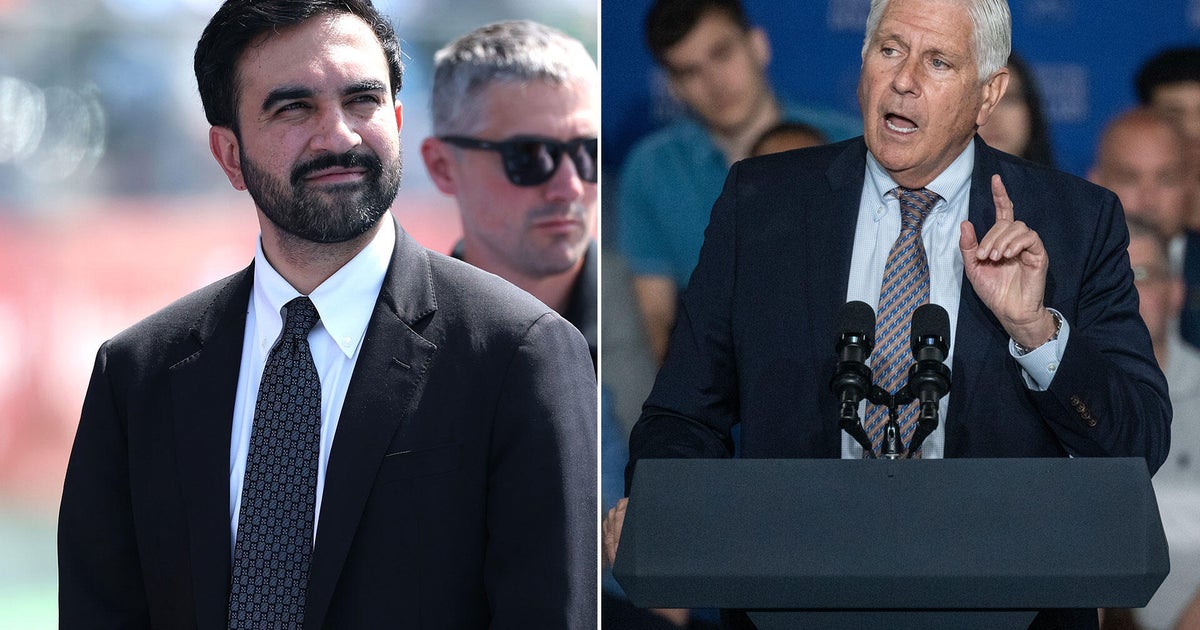Republican N.Y. gubernatorial candidate Bruce Blakeman takes aim at Mayor Mamdani on the campaign trail