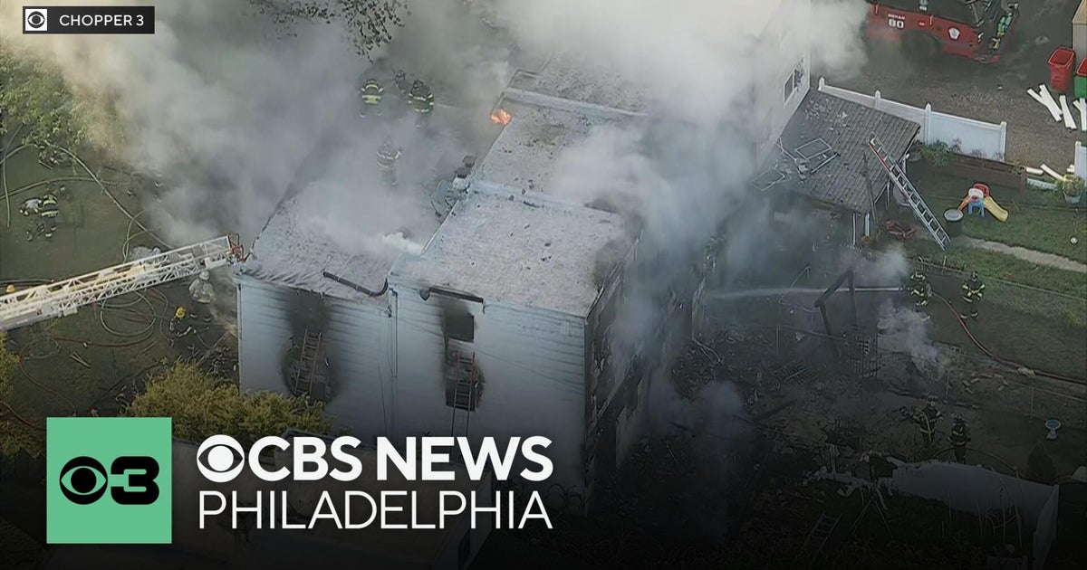 3-Alarm Fire Destroys Adjoining Homes in Lansdale, Pennsylvania