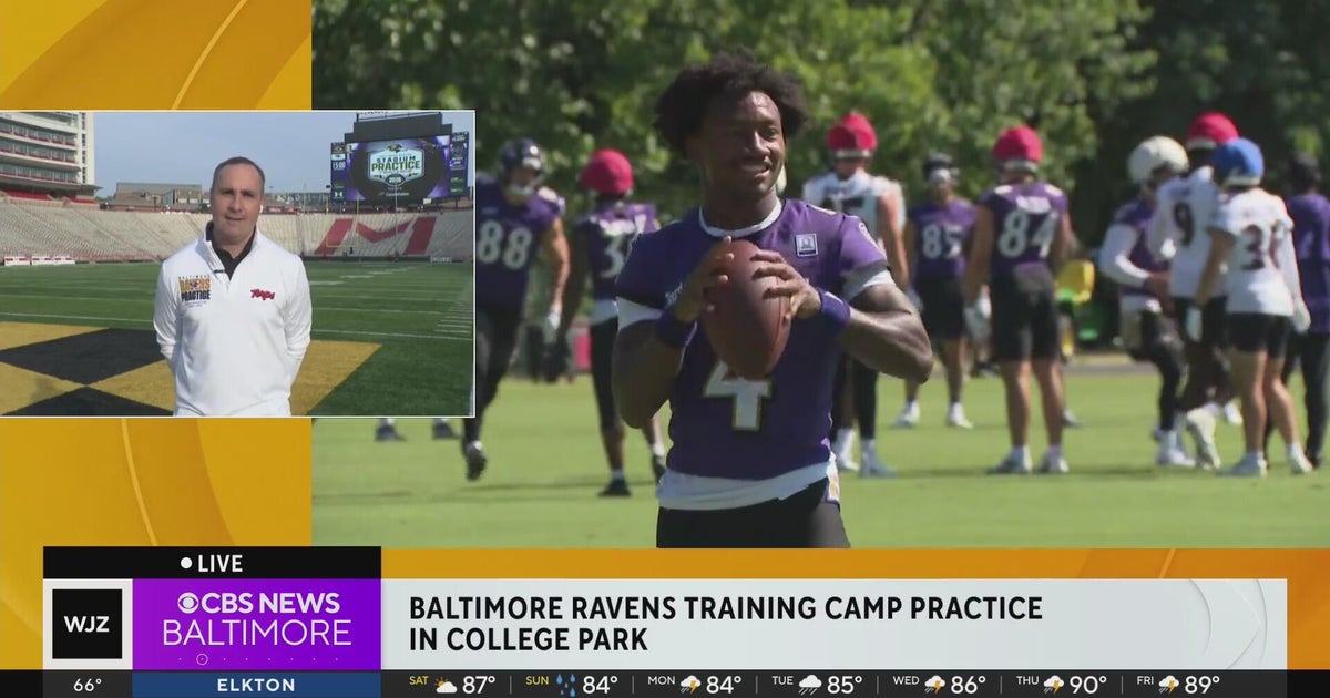 University of Maryland hosts the Baltimore Ravens for first-ever NFL practice at SECU Stadium