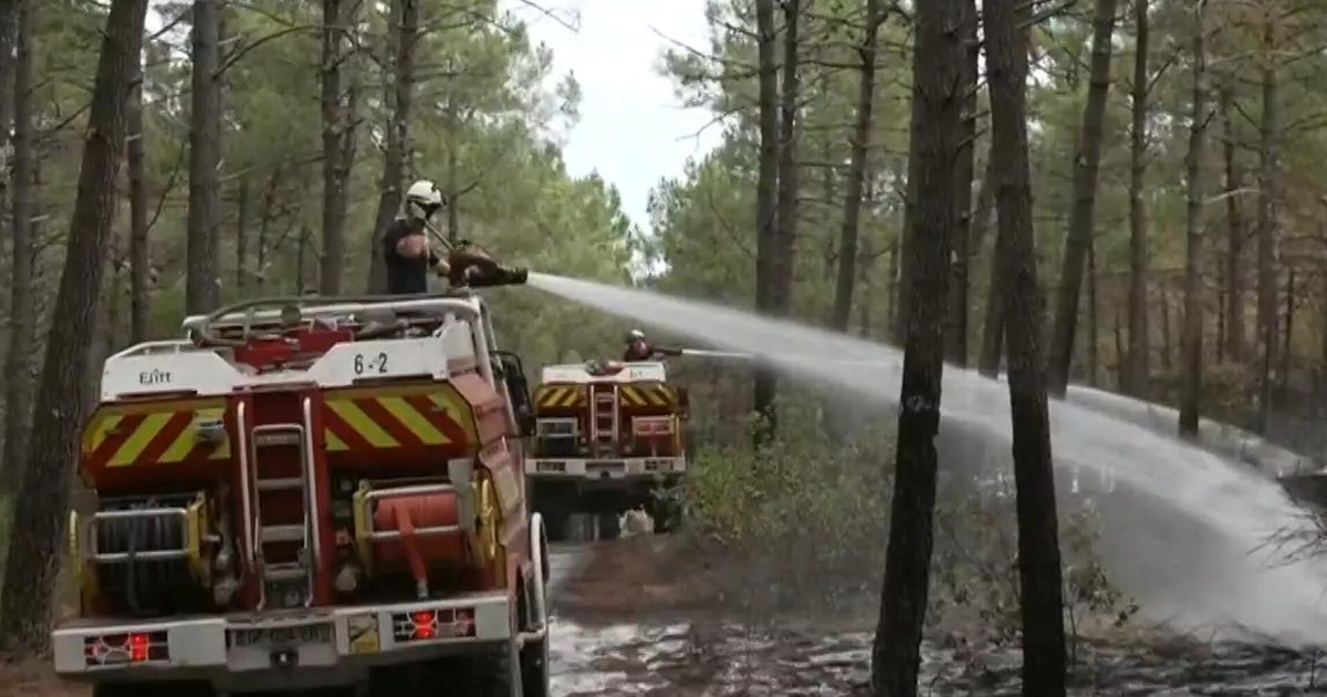 France makes major progress in wildfire fight, but danger still lurks
