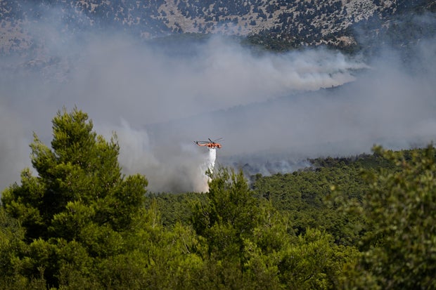 Greece Wildfires 