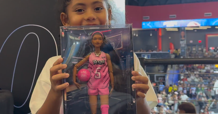 cbsnews.com - Christopher  Harris - Angel Reese's signature Barbie doll inspires fans as Dream star gives back in Atlanta: 'It's about showing girls there are no limits'
