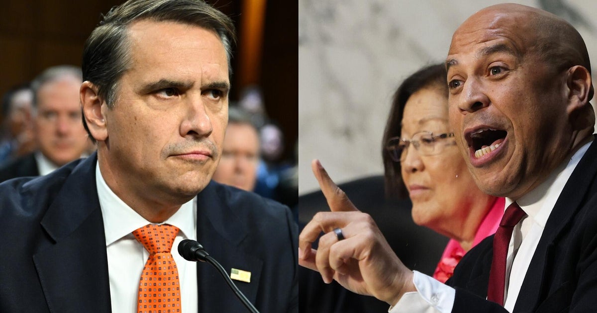 Watch: Cory Booker slams Todd Blanche for Trump connections ahead of confirmation vote