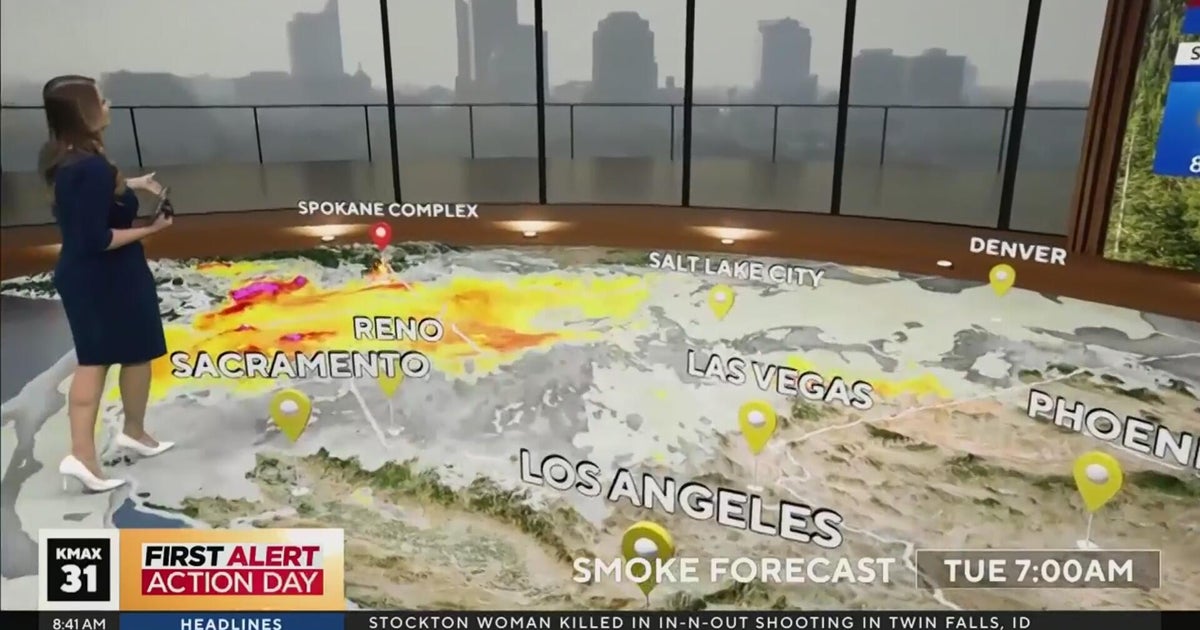 Where is the smoke coming from in California?