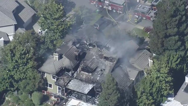 Walnut Creek House Fire 