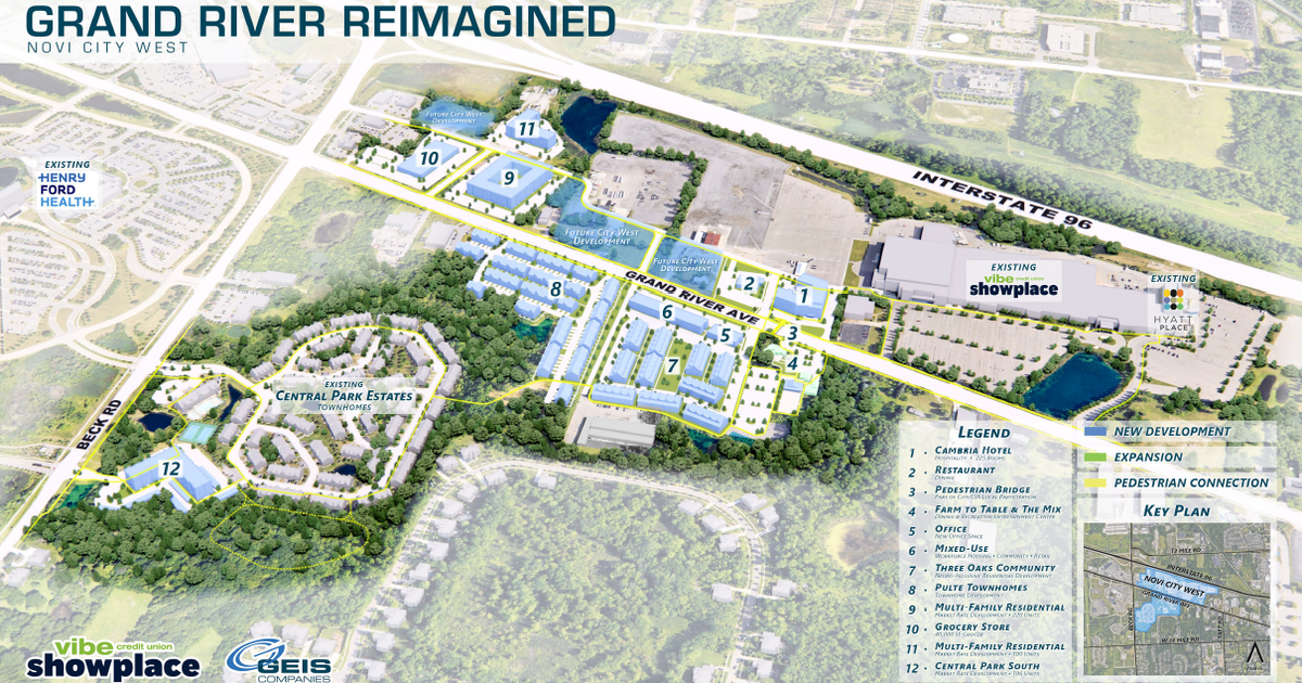 Proposed $407 million project could transform Novi's City West district