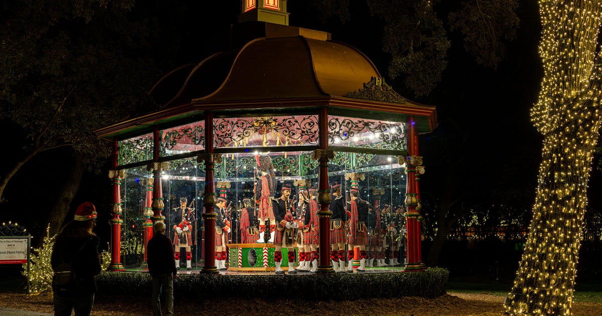 Dallas Arboretum ending Twelve Days of Christmas