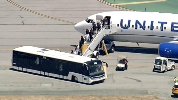 United Airlines flight 1189 at SFO 