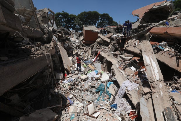 APTOPIX Colombia Earthquake