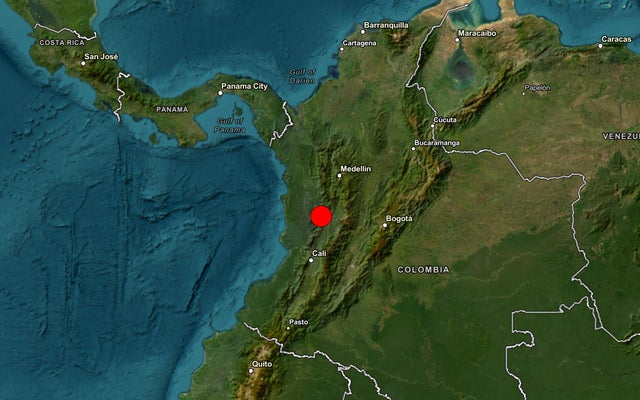 Strong earthquake strikes western Colombia, with injuries and damage  reported - CBS News