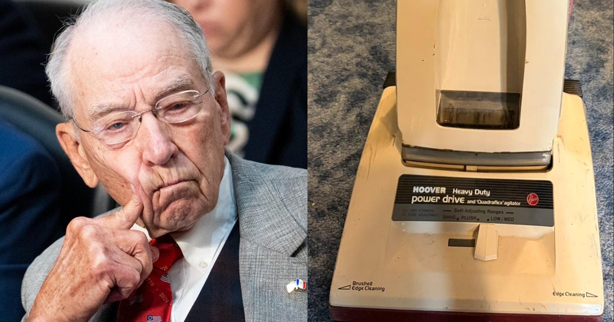 Sen. Chuck Grassley bids farewell to 49-year-old vacuum cleaner
