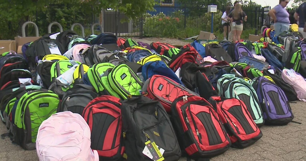 Volunteers of America hosts backpack giveaway at Detroit Zoo