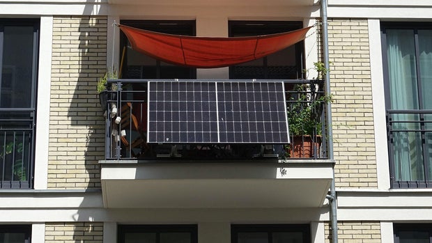 Balcony power station on the balcony
