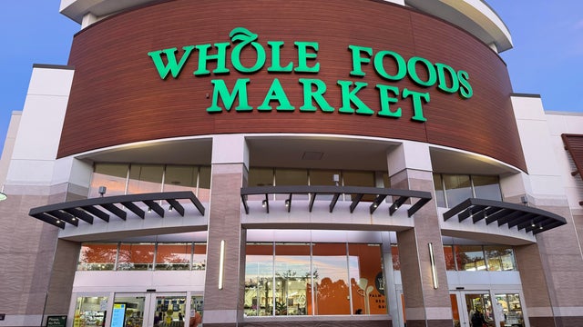 Entrance to Whole Foods Market sign, Palm Beach Gardens, Florida 