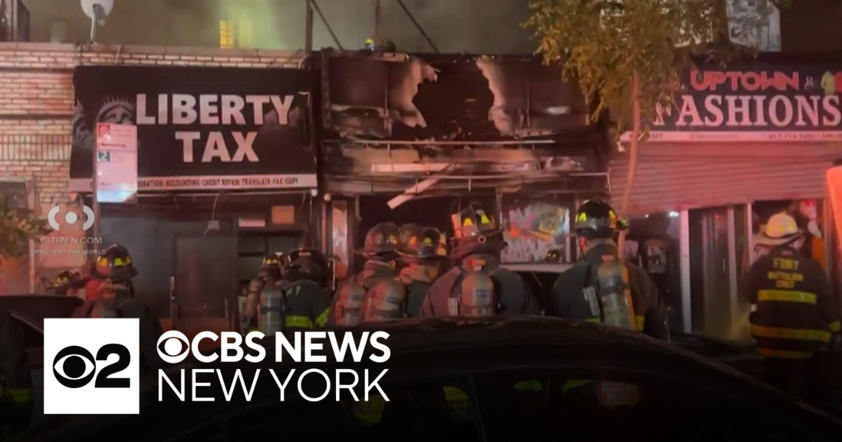 1 injured after fire englufs business in the Bronx, firefighters say