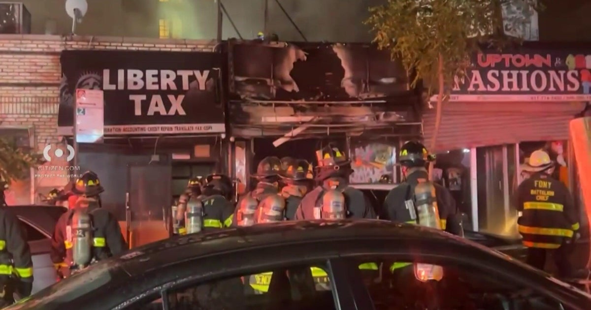 Bronx fire that injured 1 person, damaged businesses being investigated as possible arson, police say