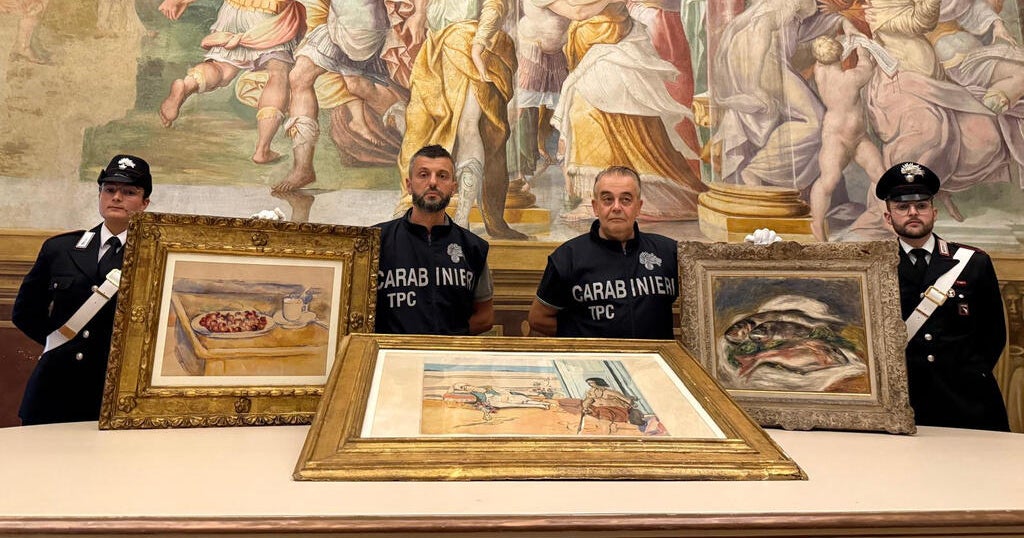Paintings worth $10 million that were stolen in 3-minute heist are recovered