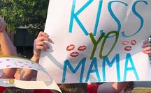 "Kiss your mom": Okla. HS freshmen face rite of passage 