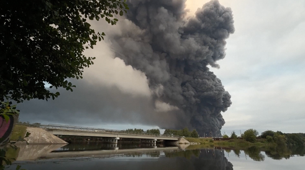 Ukraine launches one of the largest aerial attacks on Russia yet