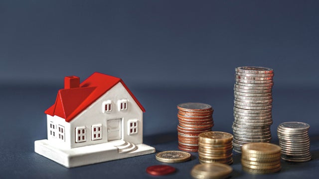 Home concept, Home savings, Selling home, Money and house, Business and finance concept 