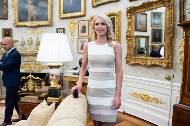 Natalie Harp in the Oval Office