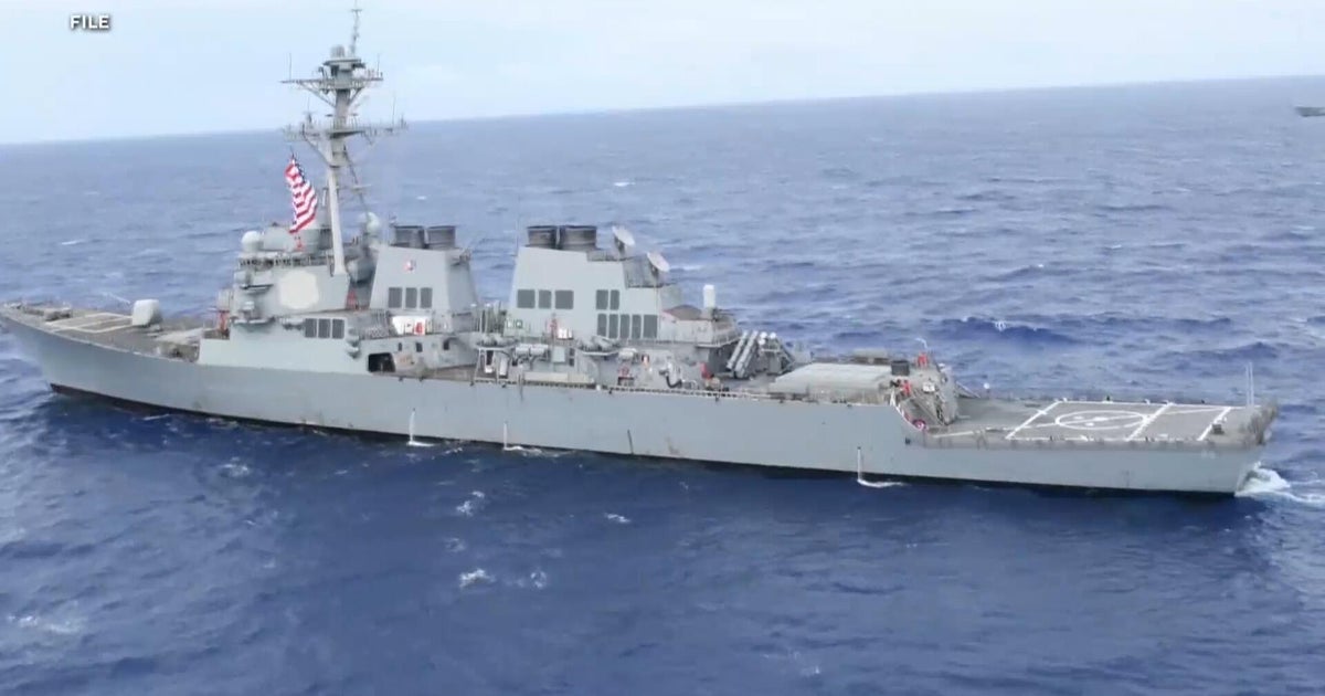 U.S. Navy destroyer lost power for 4 days while deployed in South China Sea