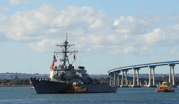 USS Benfold went days without power in the South China Sea