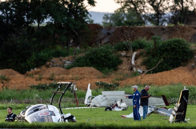 Cessna pilot killed, two Pennsylvania State Police helicopter pilots injured in midair collision at Carlisle Airport; NTSB leads investigation